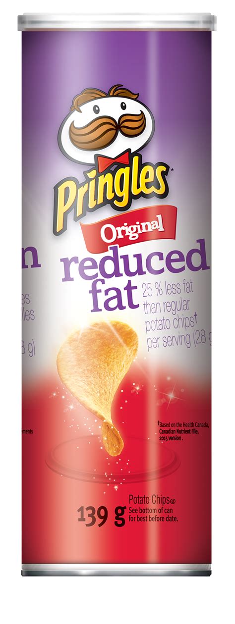 Pringles Reduced Fat Original Flavour Potato Chips
