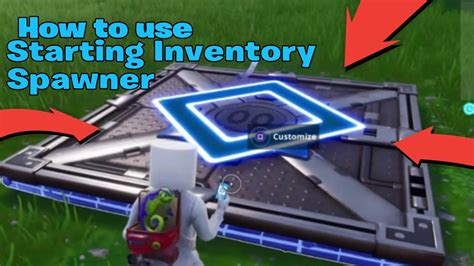 How To Use Starting Inventory In Fortnite Creative Mode Youtube