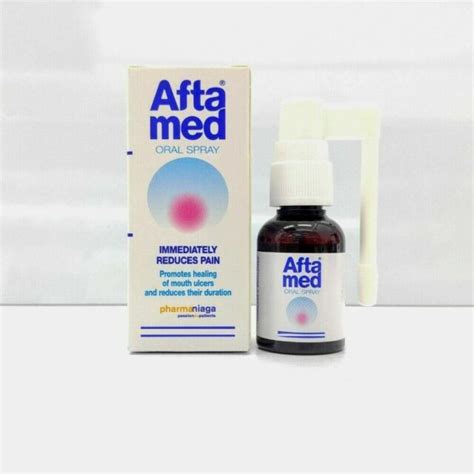 20 Ml Aftamed Oral Spray Reduces Mouth Ulser Faster Healing Sore Throat