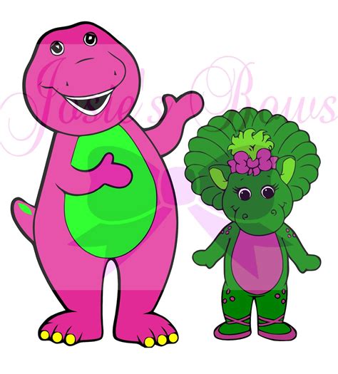 Barney And Friends Baby Bop Cut Cutting File Svg Dxf Etsy