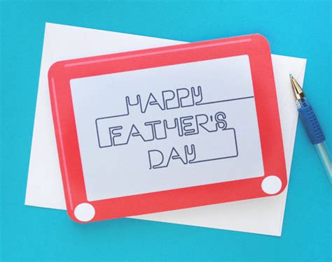 Made with a cricut joy, we snagged this completely free design and let this mini. 12 Cute DIY Father's Day Cards With Free Printables ...