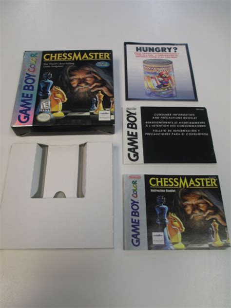 Chessmaster Chess Master Nintendo Game Boy Color 1999 Box And Manual