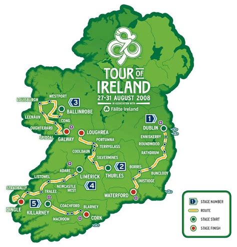 Ireland Top Attractions Map Best Tourist Places In The World