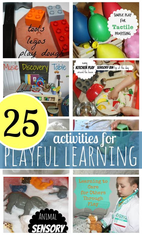25 Playful Learning Preschool Activities Little Bins For