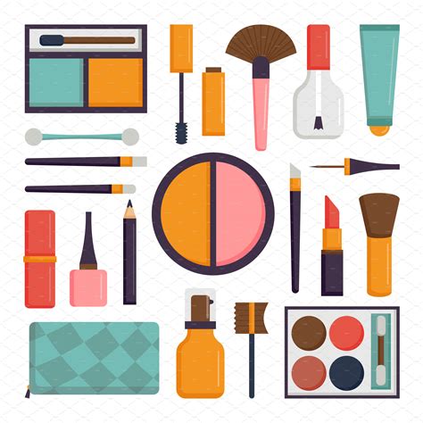 Makeup Icons Vector People Illustrations ~ Creative Market