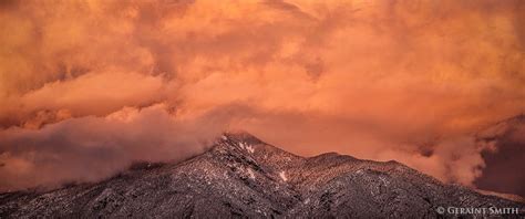 Taos Mountain Winter Sunset Geraint Smith Photography