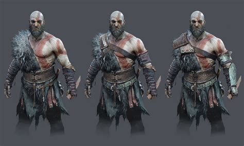 Kratos Armor Concept Art God Of War Ragnarök Art Gallery