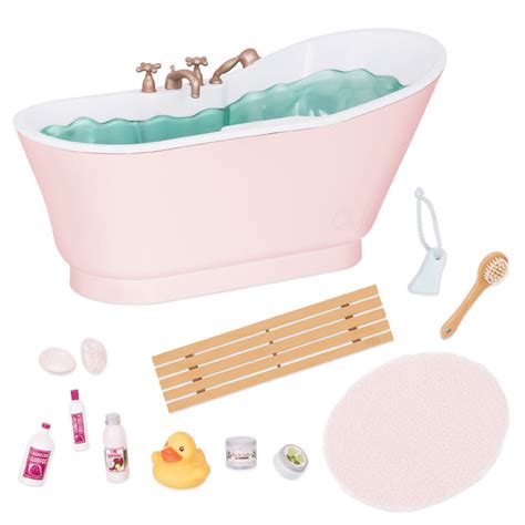 Our Generation Og Bath And Bubbles Bathtub Playset With Water Sounds