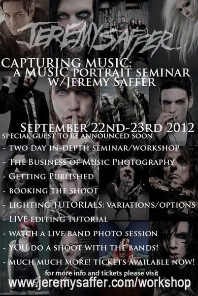 Jeremy Saffer To Offer Capturing Music Photography Workshop In
