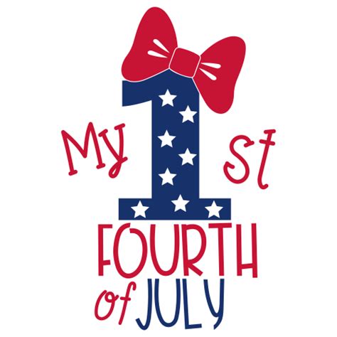 My 1st Fourth Of July Bow Svg Download My 1st Fourth Of July Bow Vector File Online Png Svg