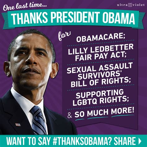 One Last Time Thank You President Obama Ultraviolet