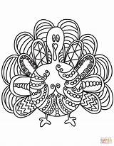 Pop Coloring Turkey Printable Mandalas Animal Puzzle Categories sketch template