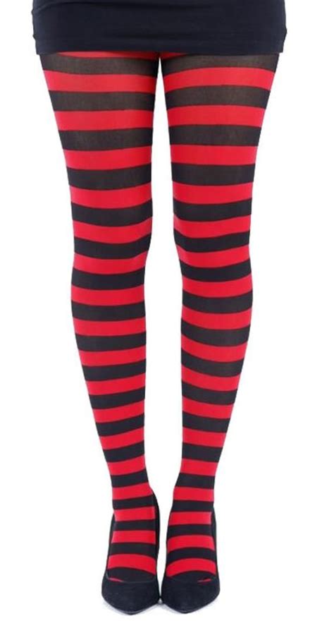 red striped tights for women durable two tone colored etsy striped tights red tights