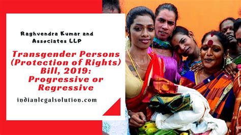 Transgender Persons Protection Of Rights Bill 2019 Progressive Or