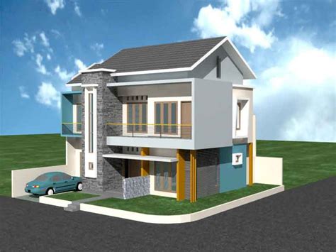 Termasuk interior minimalis, model minimalis 2 lantai 3 lantai dengan kolam. Membangun Rumah Minimalis untuk Lahan Kaveling Sudut ...