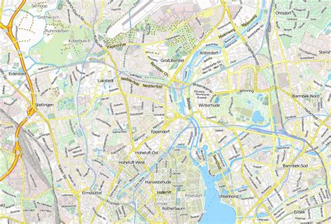 Der hamburger hafen ist deutschlands größter universalhafen und eine. Eppendorf Stadtplan mit Satellitenaufnahme und Hotels von Hamburg