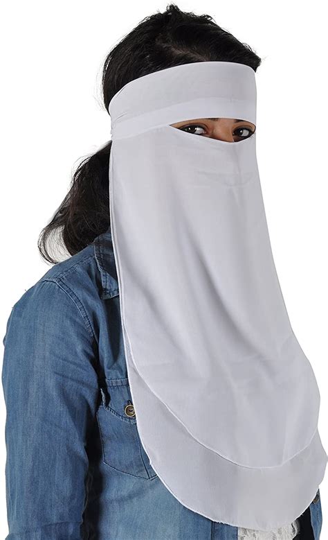Egypt Bazar Niqab Zweilagig Hijab Gesichtsschleier Burka Khimar