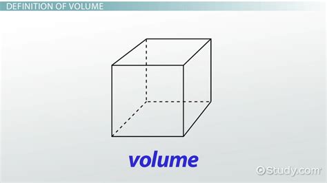 Volume Of A Cube Formula And Examples Video And Lesson Transcript
