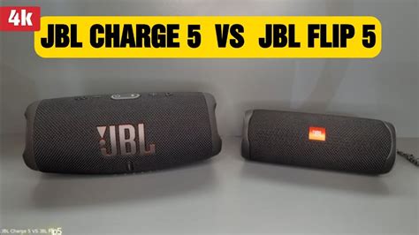Jbl Charge 5 Vs Flip 5 Bluetooth Speaker Review Available In 4k Youtube
