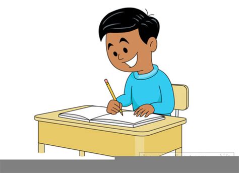 Child In Desk Clipart Free Images At Vector Clip Art