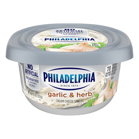 Save On Philadelphia Cream Cheese Spread Garlic And Herb Order Online