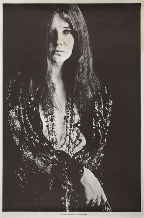 The First Hippie Pin Up Girl Janis Joplin Poster Photo By Bob
