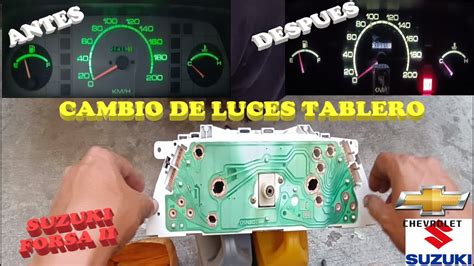 Cambiar Luces De Tablero Suzuki Forsa Dos Youtube