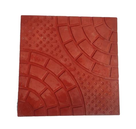 Cement Red Concrete Floor Tiles Tile Size 1212 Inch Thickness 9 Mm