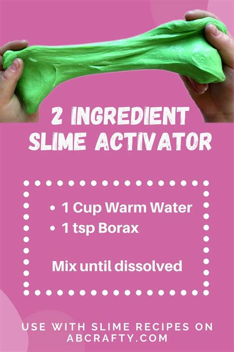 Homemade Slime Activator Homemade Ftempo