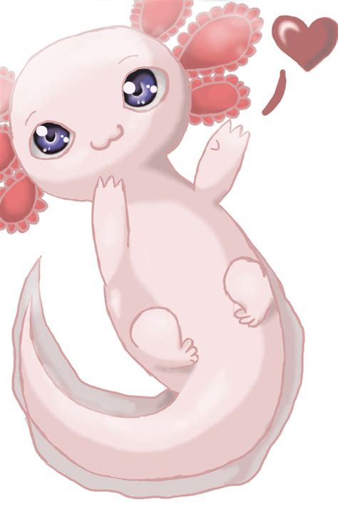 Axolotl By Itsanori Ajolote Ajolote Dibujo Dibujos Bonitos De The