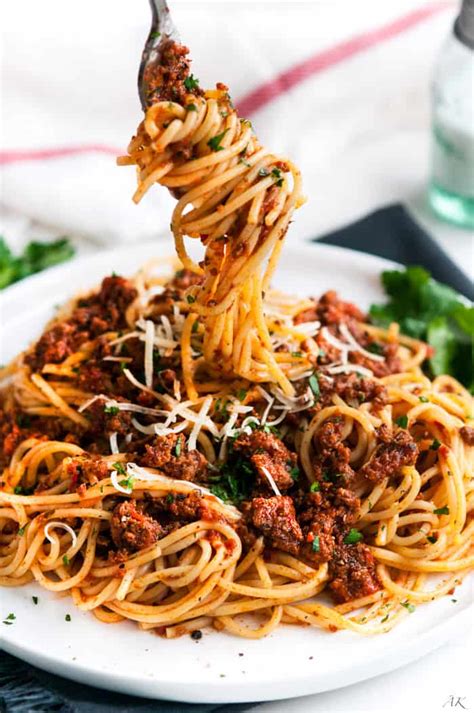Simple Spaghetti Beef Sauce Aberdeens Kitchen