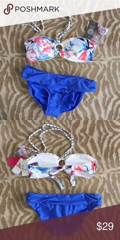 Kenneth Cole Vince Camuto Multiway Bandeau Bikini Bikinis Bandeau