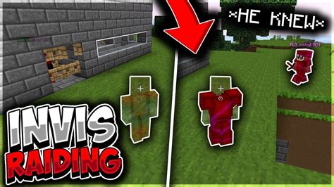 We Tried Invis Raiding These Noobs They Found Out Minecraft Hcf