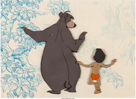 Jungle Book Baloo and Mowgli Production Cel and Animation ... Create comics, cartoons and memes online.
