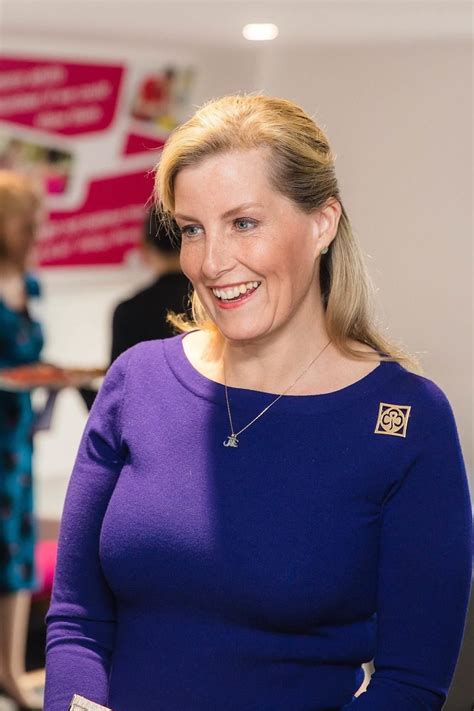 Sophie Countess Of Wessex As President Of Girlguiding Attends A Reception At Girlguiding Uk