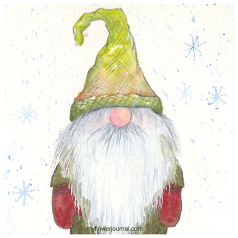 2,000+ vectors, stock photos & psd files. Paint A Watercolor Gnome In A Few Easy Steps - My Flower ...