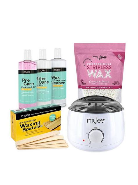 Mylee Complete Professional Waxing Kit Coconut And Arnica Stripless Wax Kit Uk