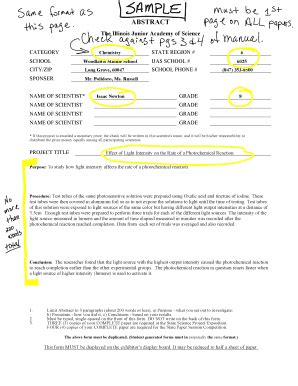 Introduction section comes after the abstract. 17 Printable sample abstract for project Forms and ...