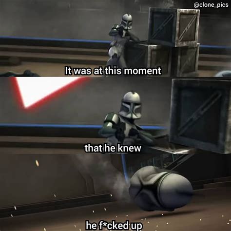 Pin by Adah Small on Clone Wars in 2020 | Star wars memes, Star wars clone wars, Clone wars