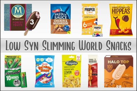 Low Syn Slimming World Snacks Slimming World