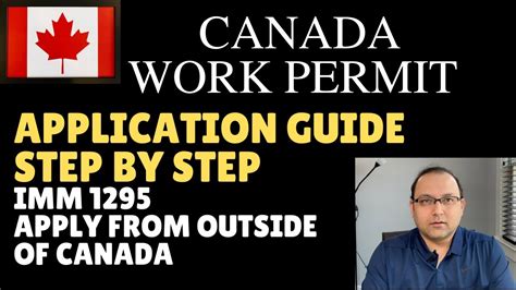 How To Apply For Canadian Work Permit Detail Step By Step Guide Youtube