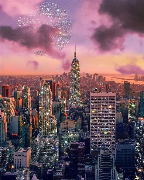 New York Aesthetic Pictures Clouds Over Empire State By Rima Biswas