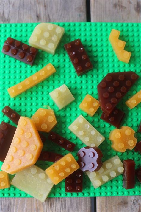 Healthy Lego Fruit Gummies Made From Real Fruit Juice Gelatin And