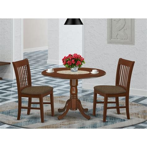 Small Kitchen Table Set Round Kitchen Table And 2 Chairs Finish
