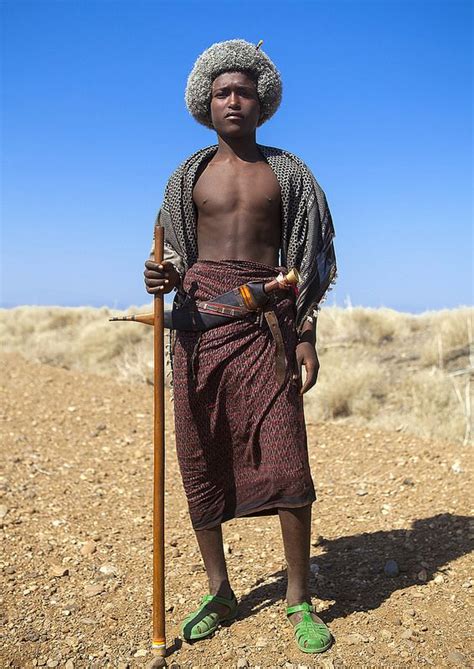 Mr Awol Mohammed Afar Tribe Man Mille Ethiopia Tribal Fashion
