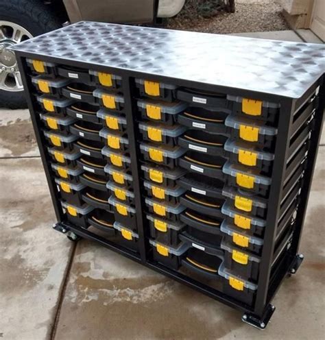 20 Bin Medium Portable Parts Storage Case In 2020 Small Parts Storage