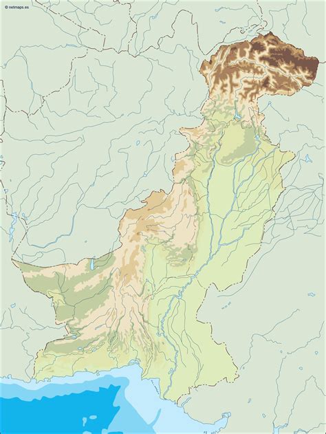 Pakistan Agricultural Map Vector World Maps