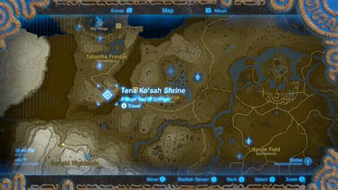 Map Of Shrines Breath Of The Wild Maping Resources
