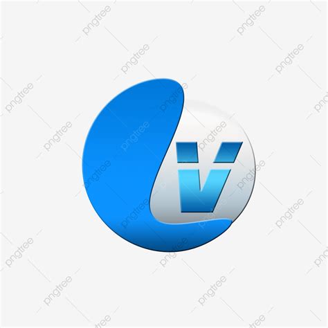 Blue V Logo Design 103066