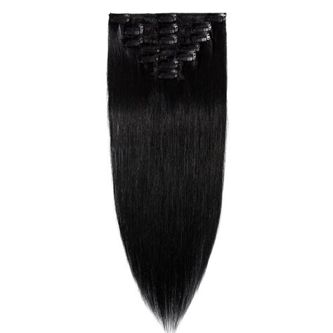 S Noilite 100 Remy Human Hair Clip In Human Hair Extensions Silky